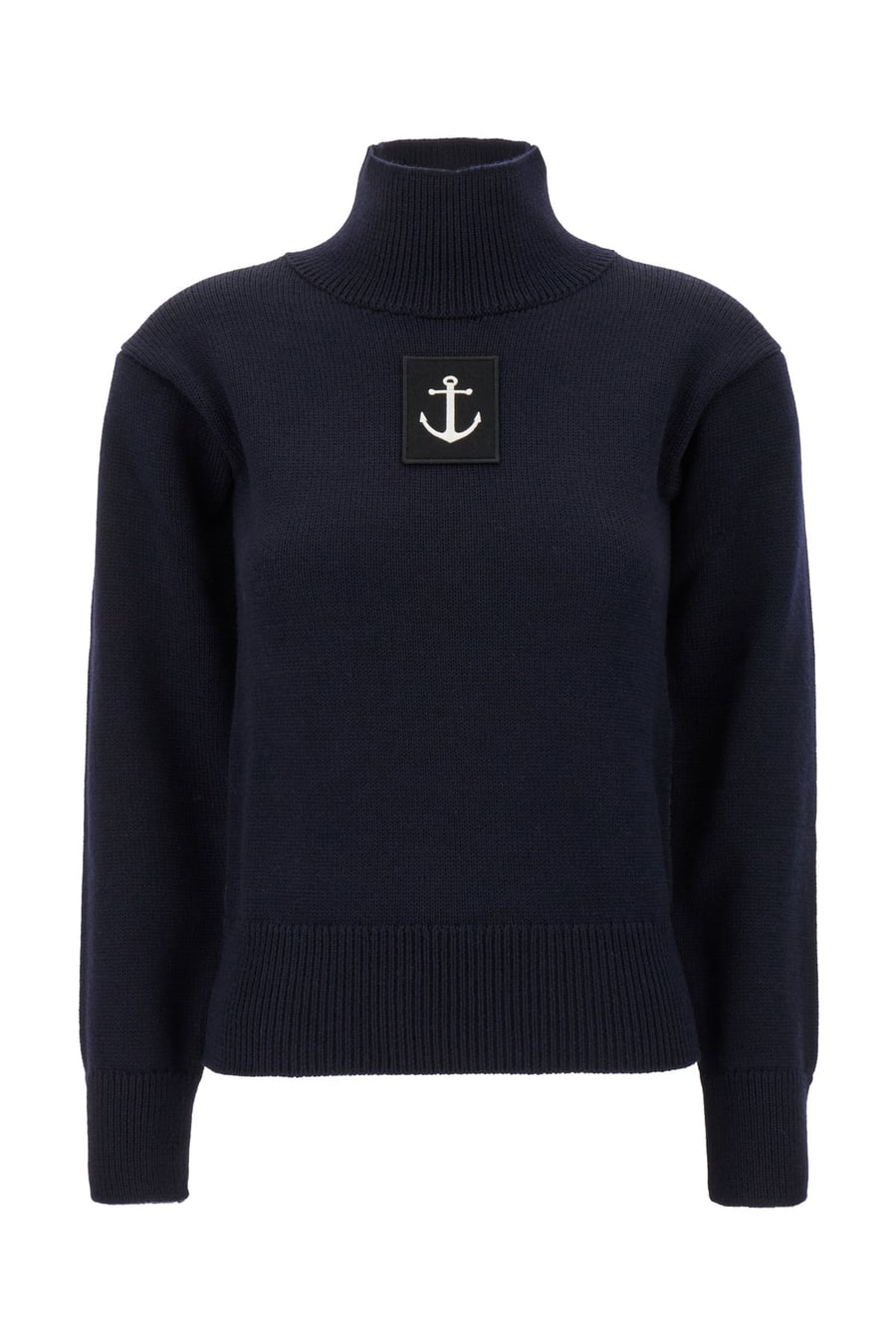 Jil Sander Maglione in lana blu notte