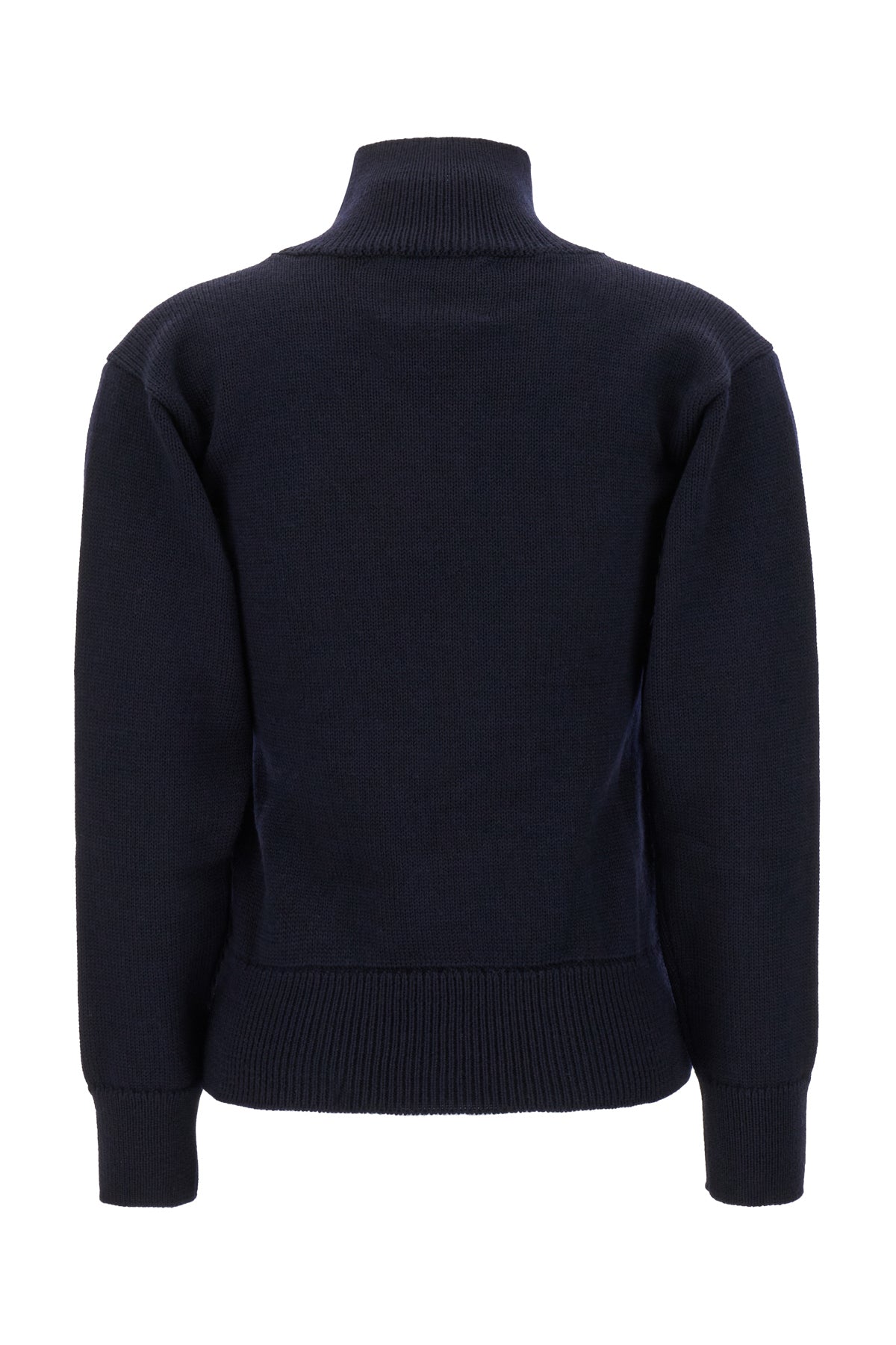 Jil Sander Maglione in lana blu notte, view 2