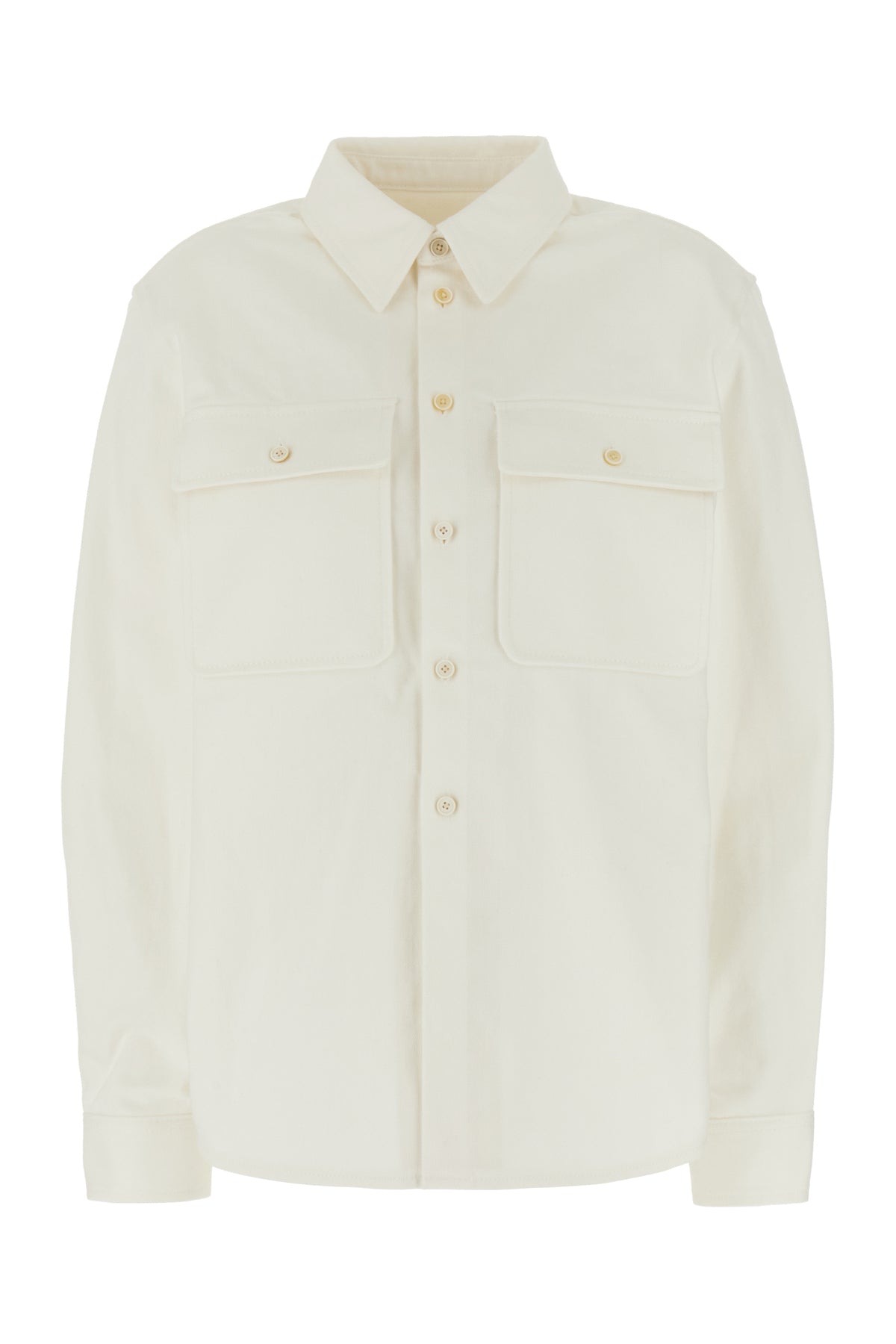Jil Sander Camicia oversize in denim avorio