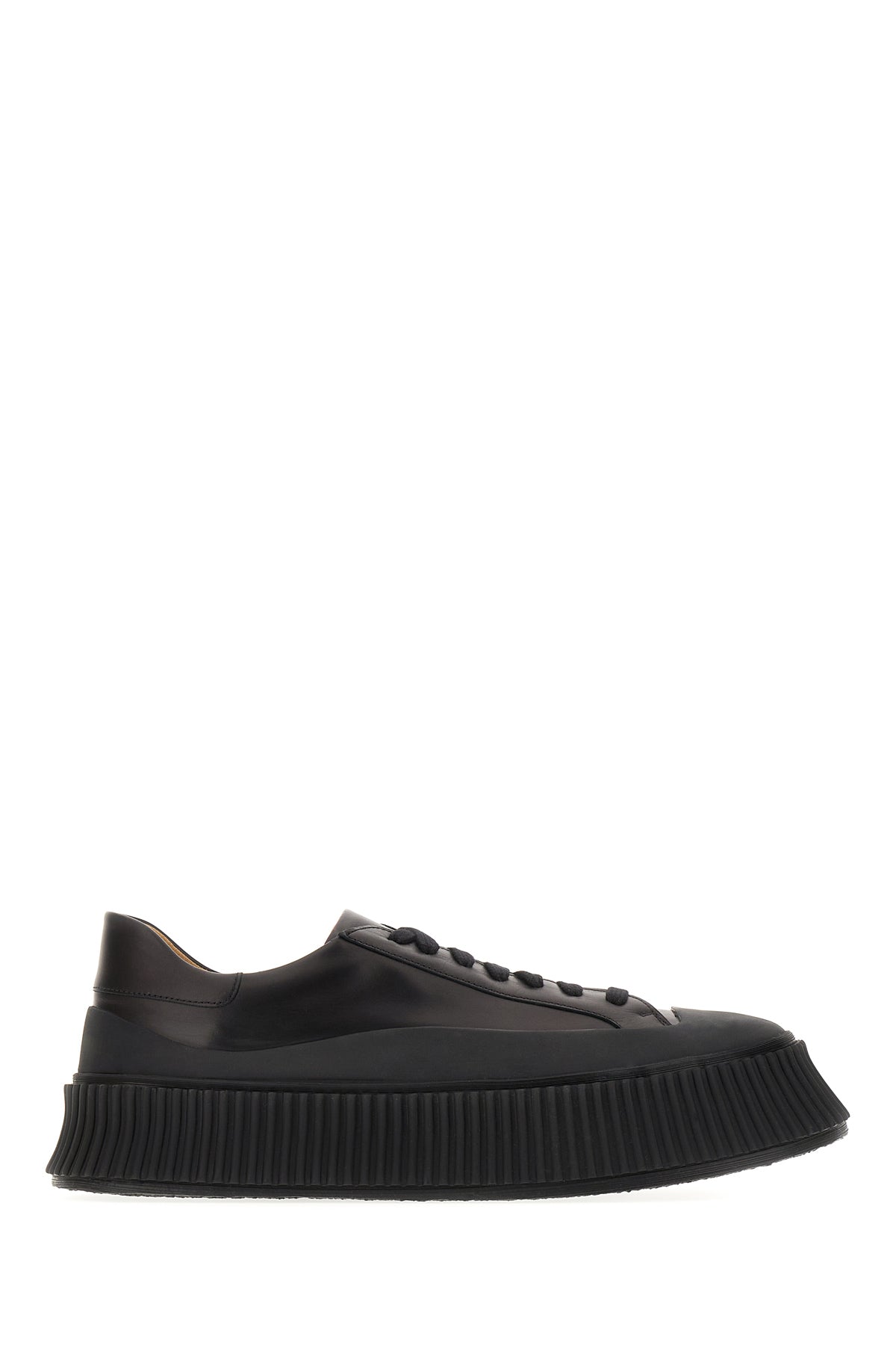 Jil Sander Sneakers in pelle nera