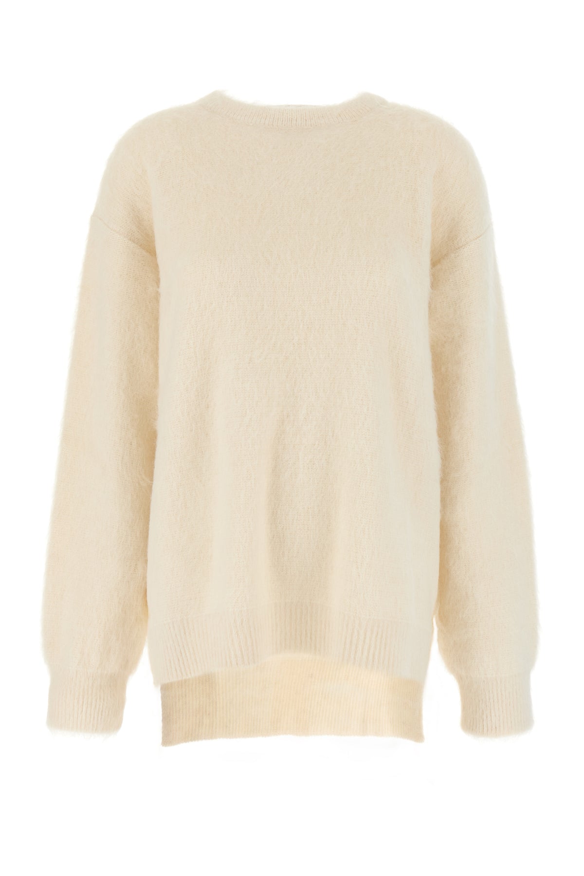 Jil Sander Maglione oversize in misto alpaca avorio