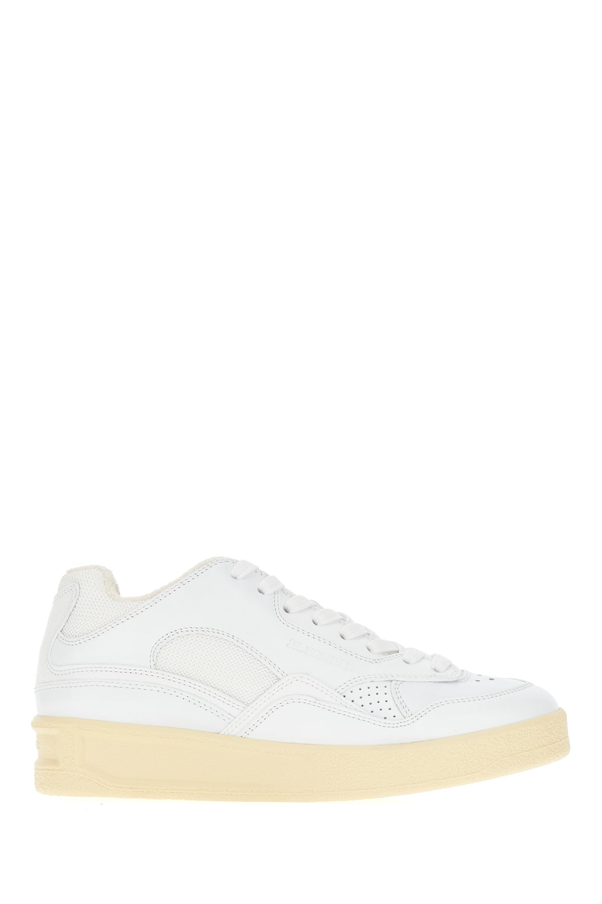 Jil Sander Sneakers bianche in pelle e rete