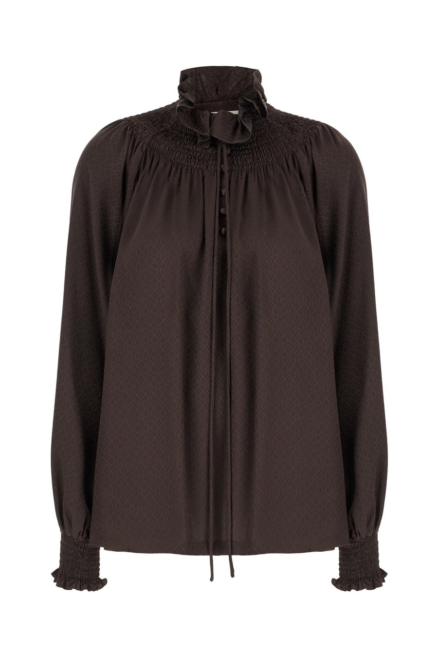 Burberry Blusa in seta stampata