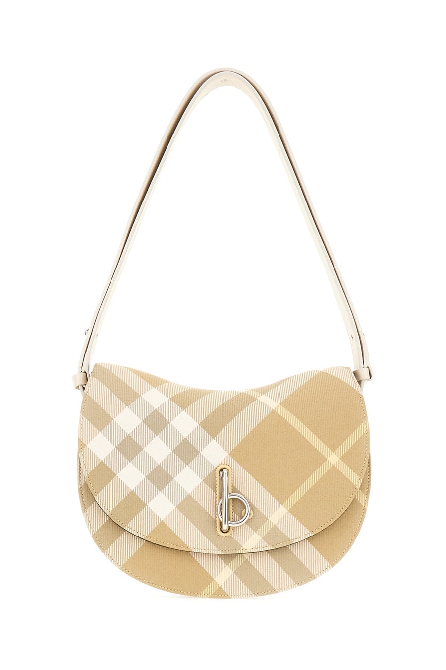 Burberry Borsa a spalla Rocking Horse  media in misto poliestere ricamato