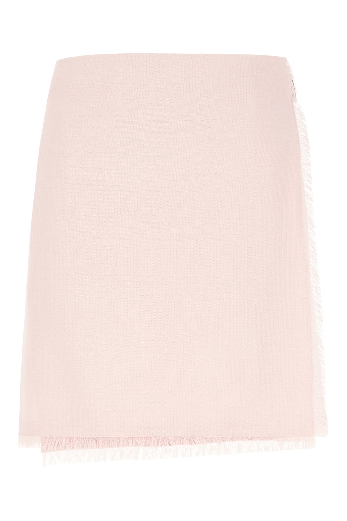 Burberry Minigonna in lana rosa