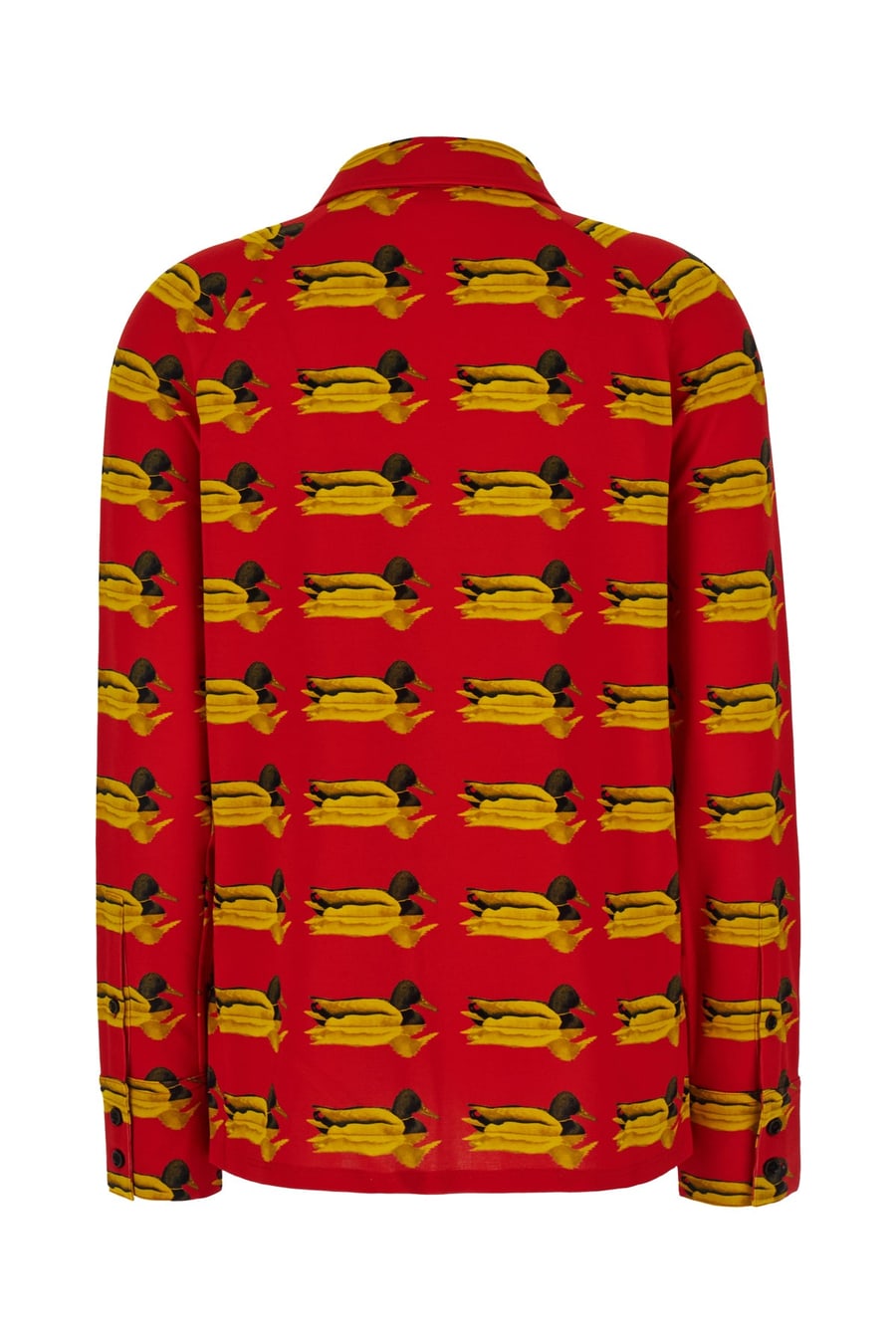 Burberry Camicia in viscosa stretch stampata, view 2