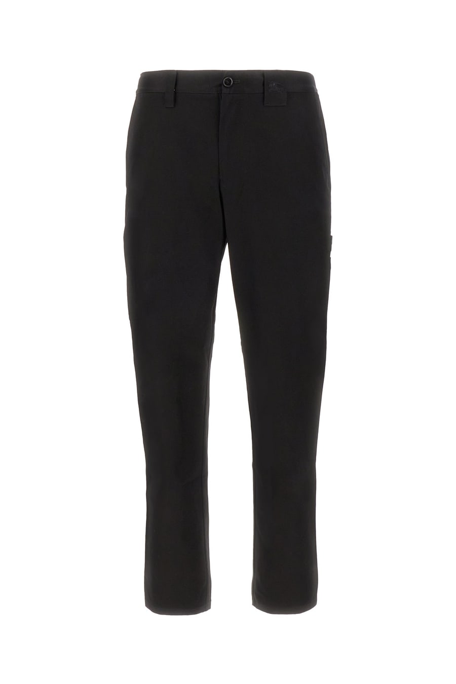 Burberry Pantalone in cotone nero