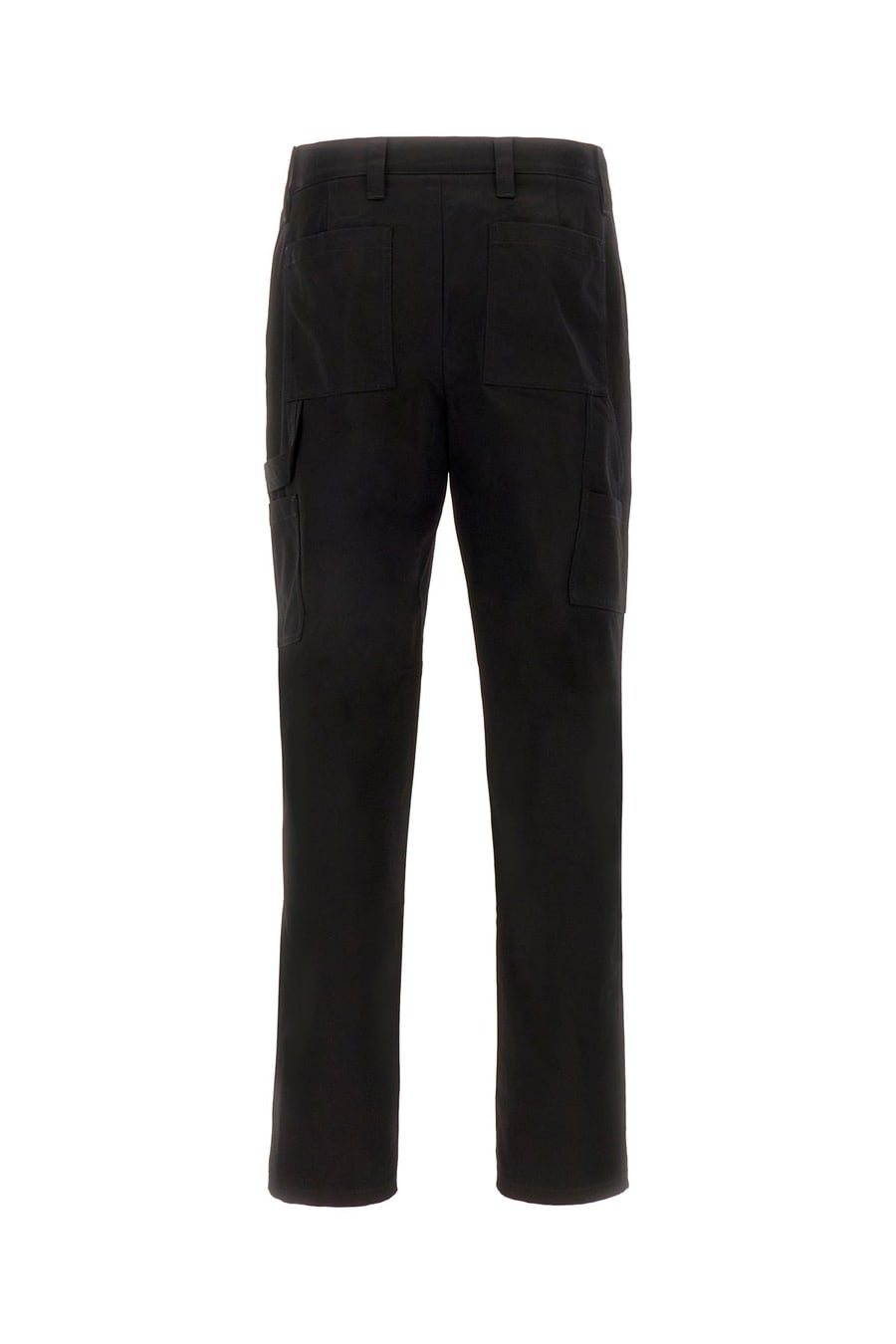 Burberry Pantalone in cotone nero, view 2