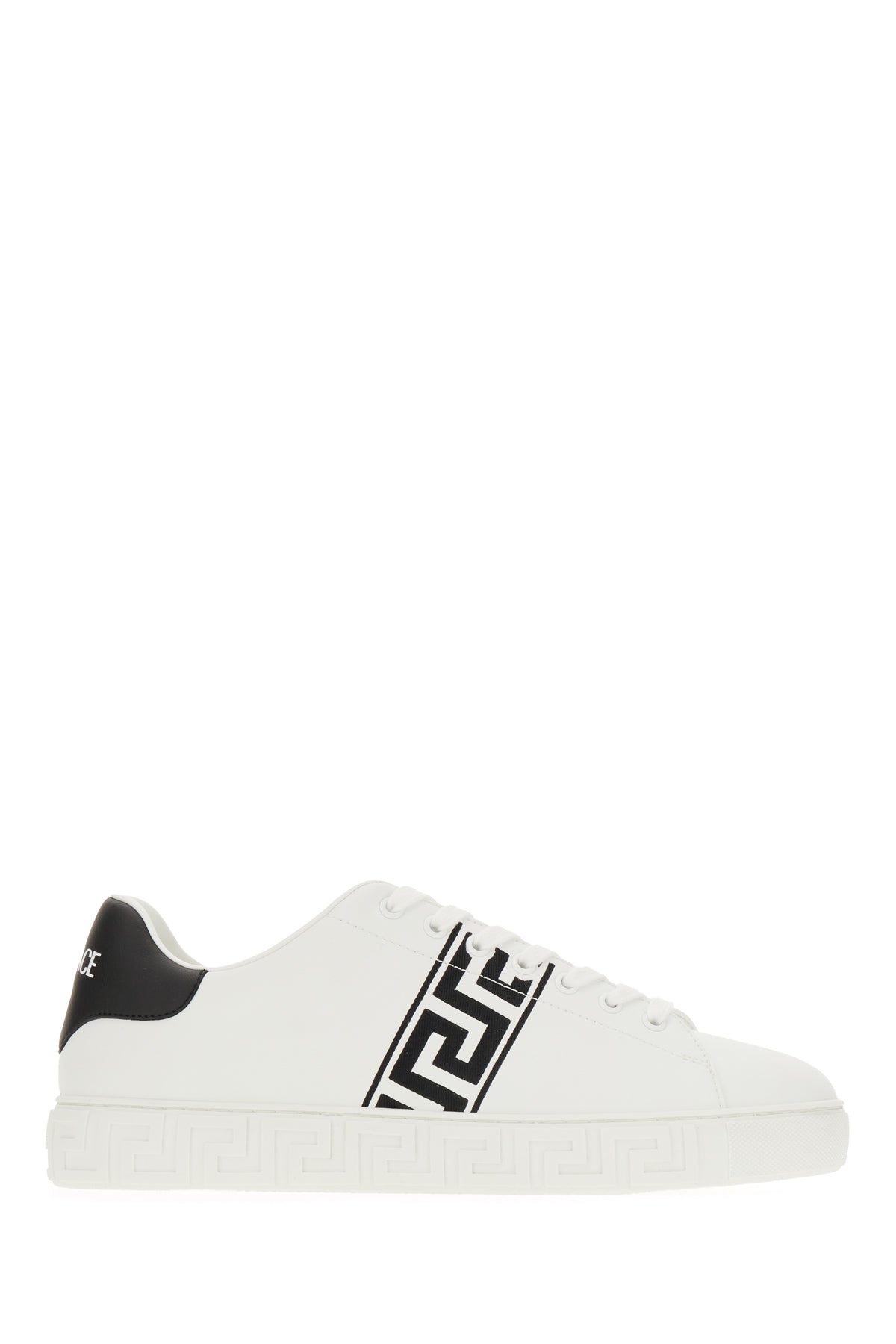 Versace Sneakers Greca in pelle bianca