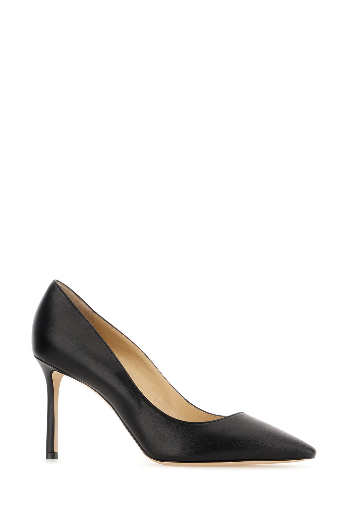 Jimmy Choo Scarpe con tacco Romy in pelle nera, view 2