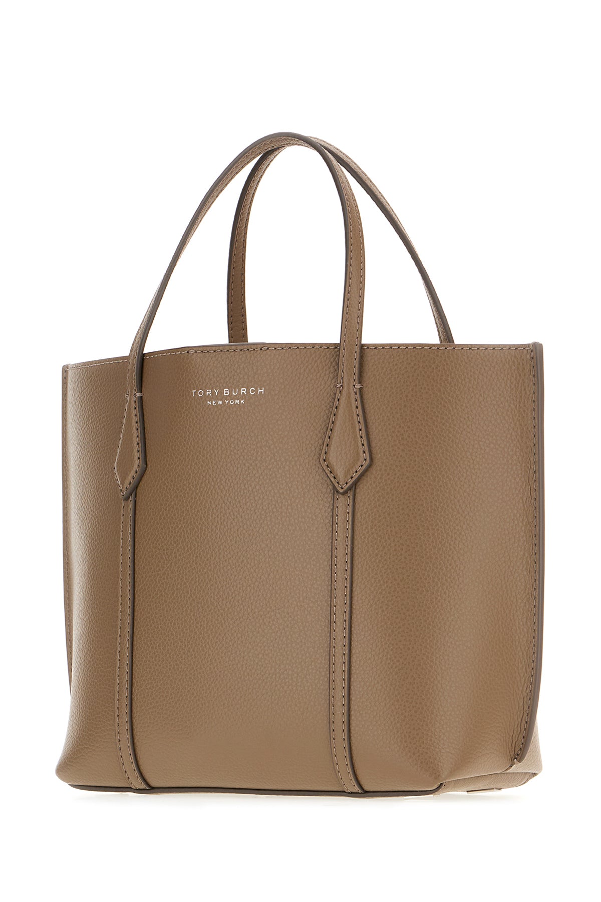 Tory Burch Borsa a mano in pelle marrone, view 2