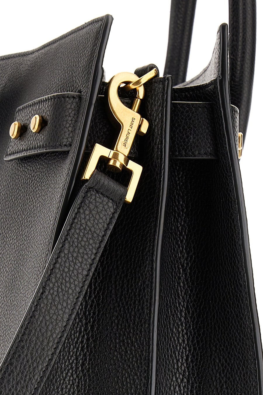 Saint Laurent Borsa a mano Sac De Jour in pelle nera, view 4