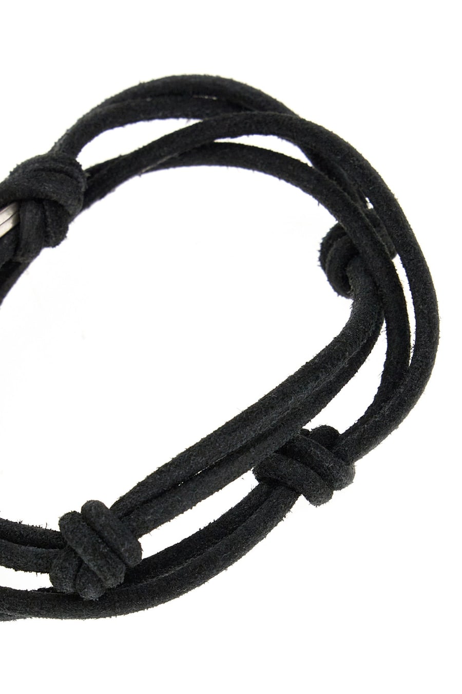 Our Legacy Bracciale in cotone nero, view 2