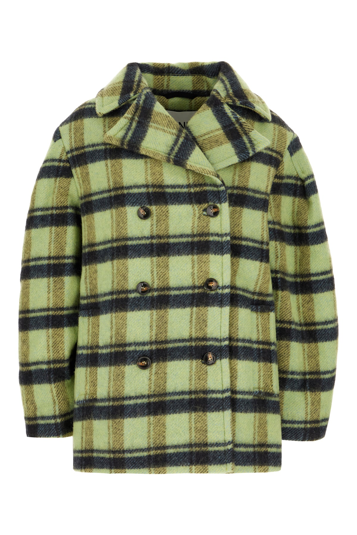 Ganni Cappotto in lana stampato