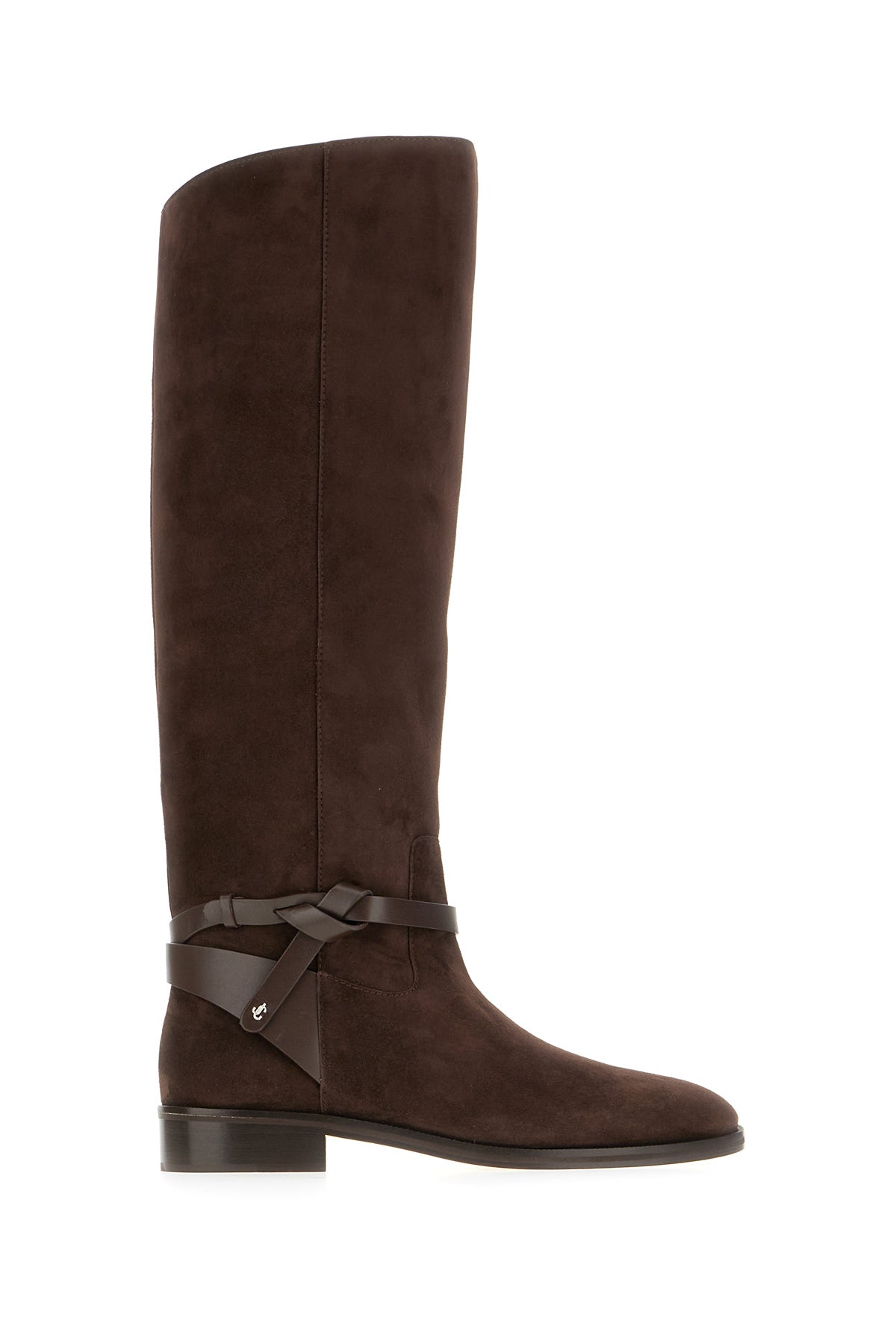 Jimmy Choo Stivali in pelle scamosciata testa di moro