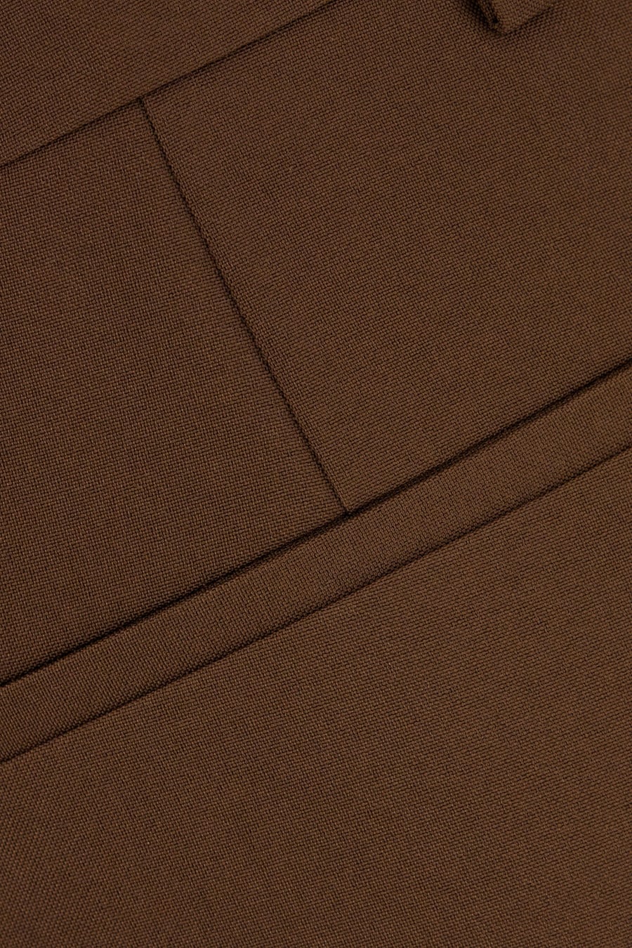Gucci Pantalone in poliestere marrone, view 3