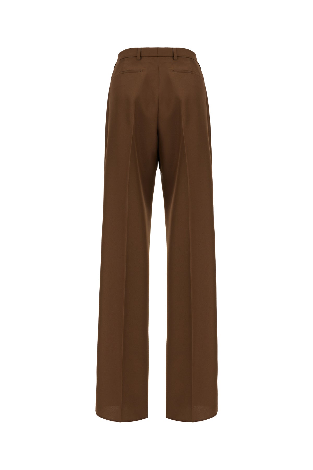 Gucci Pantalone in poliestere marrone, view 2