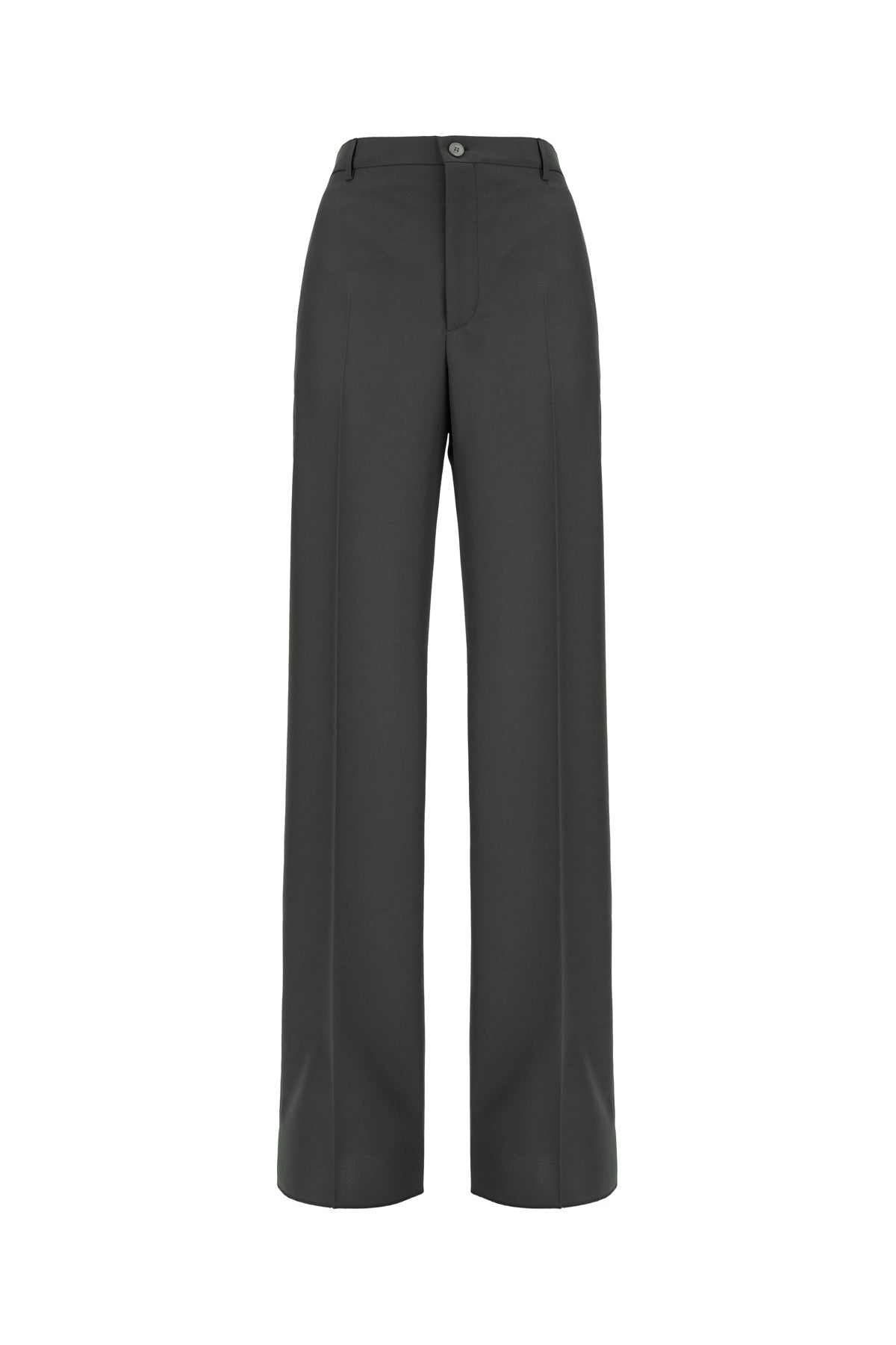 Gucci Pantalone in poliestere verde scuro