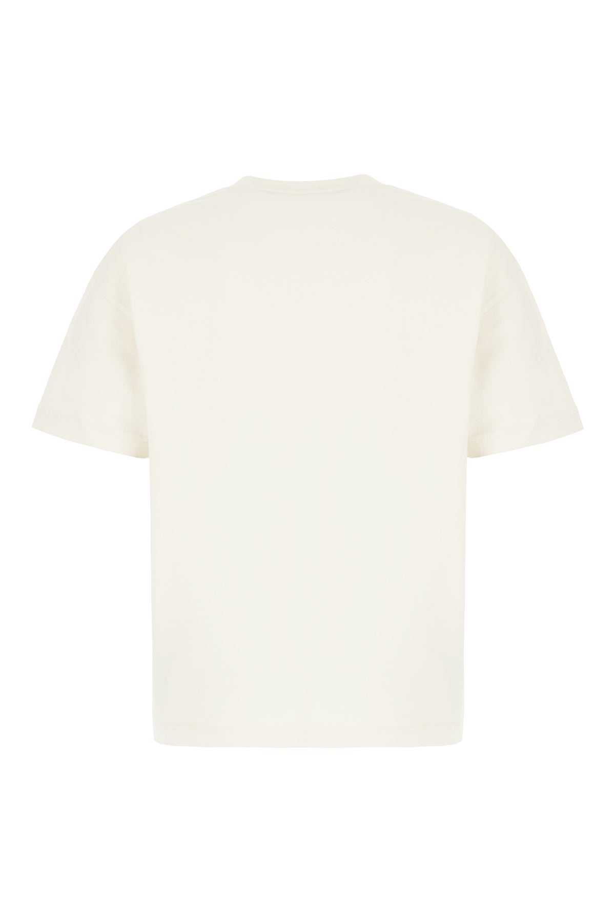 Palm Angels T-shirt in cotone avorio, view 2