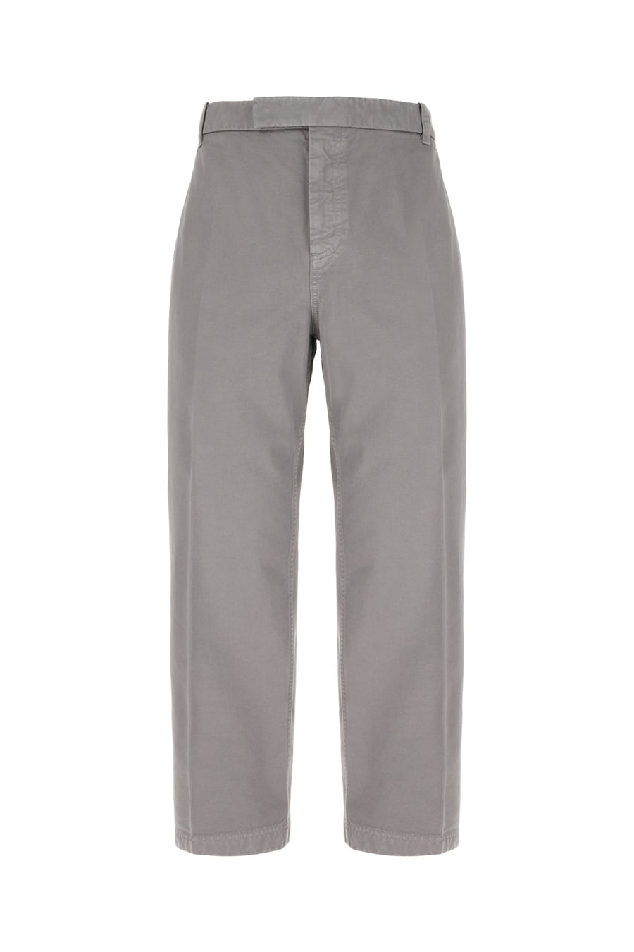 Thom Browne Pantalone chino in cotone grigio