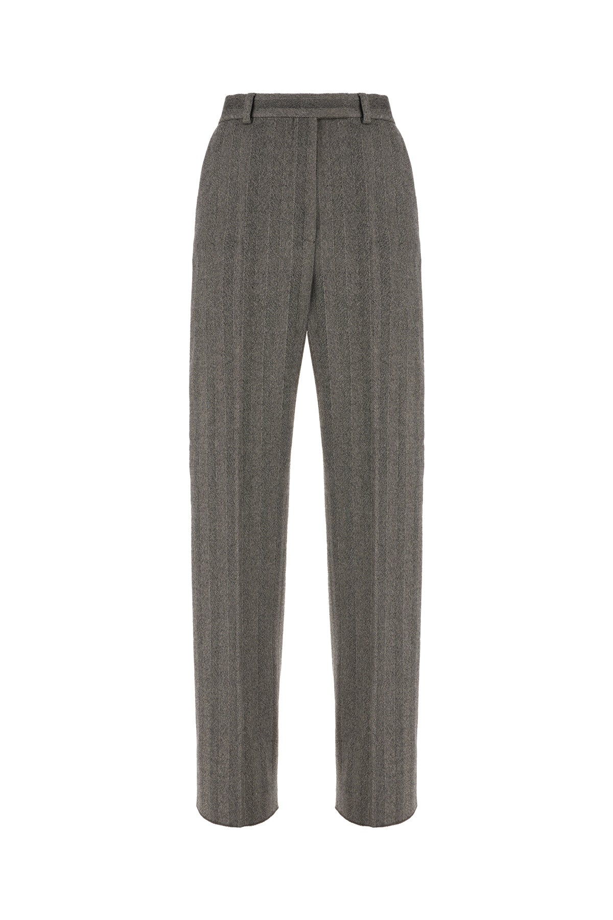 Ferragamo Pantalone in misto lana stretch multicolor