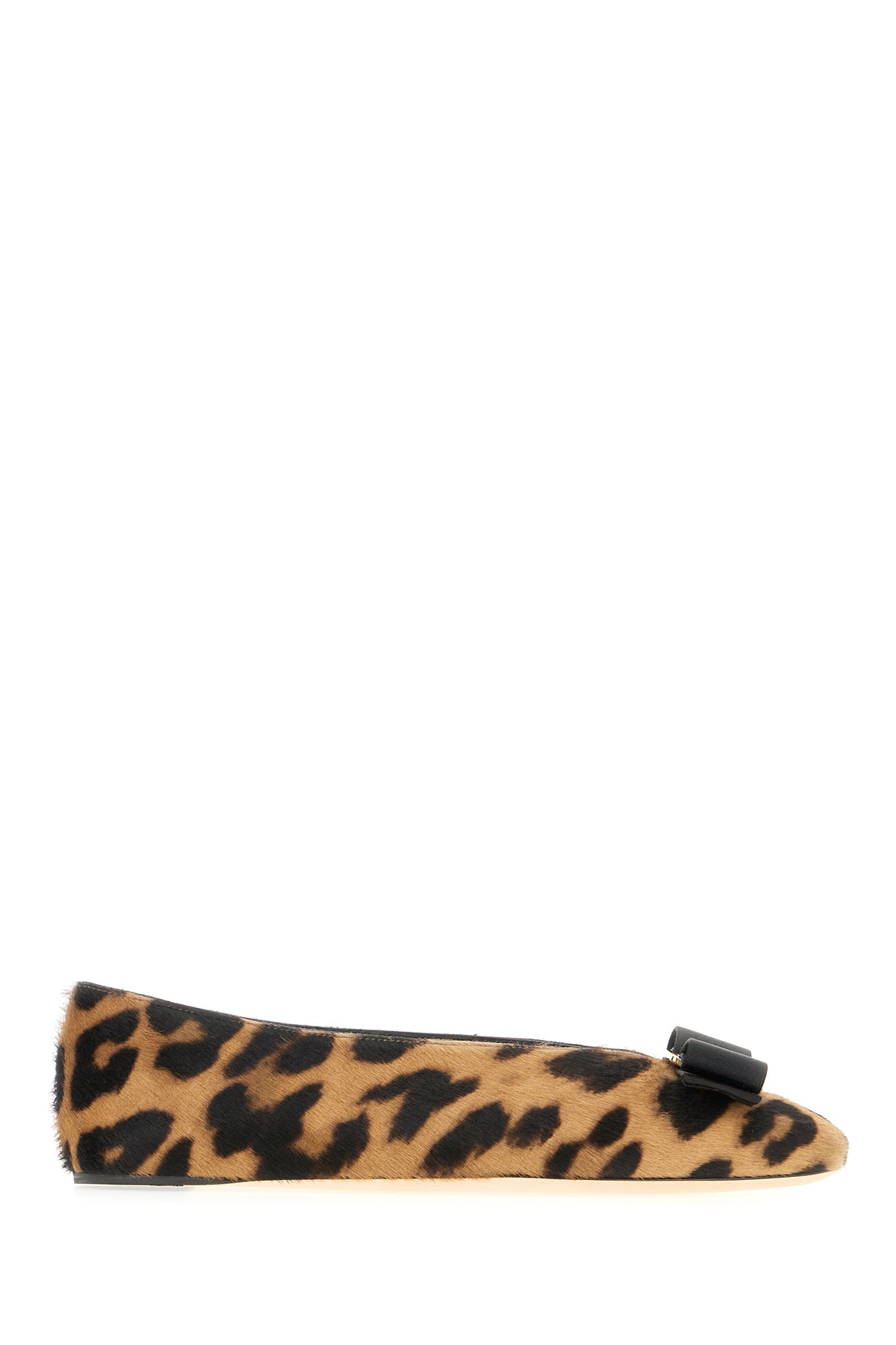 Ferragamo Ballerine Vanna P in cavallino stampato