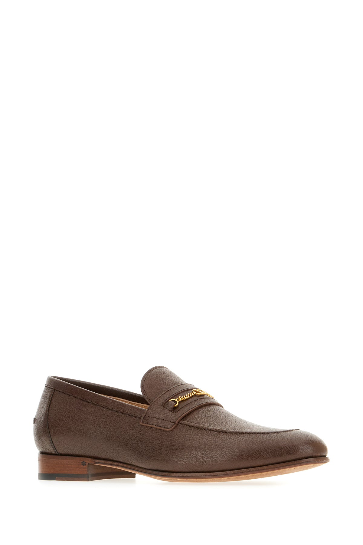 Valentino Garavani Mocassini in pelle cioccolato, view 2