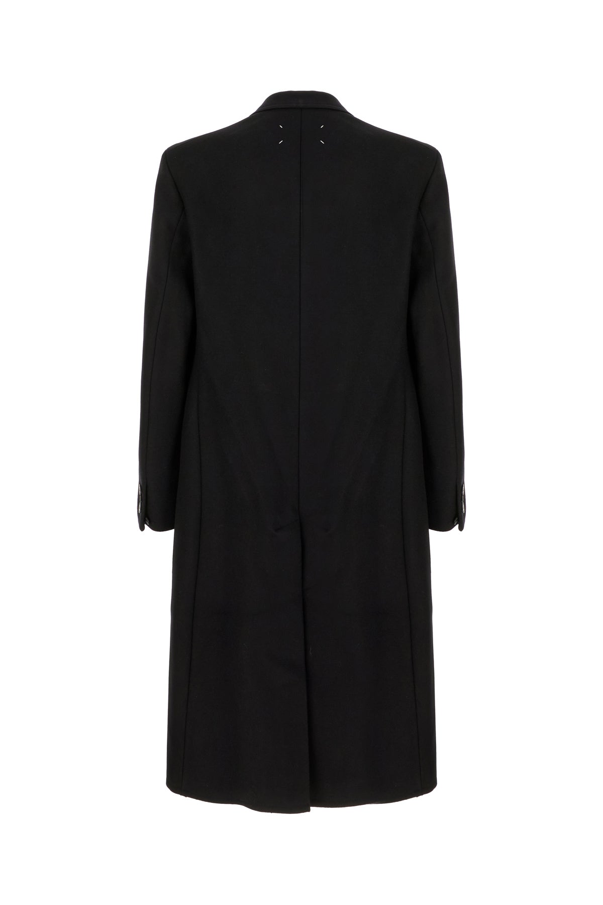 Maison Margiela Cappotto in lana nera, view 2