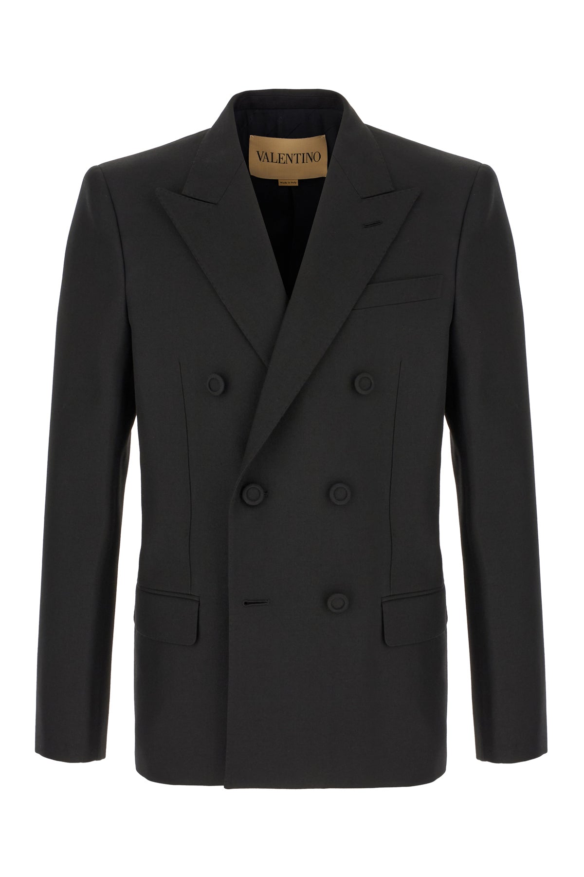 Valentino Garavani Giacca in misto poliestere blu notte