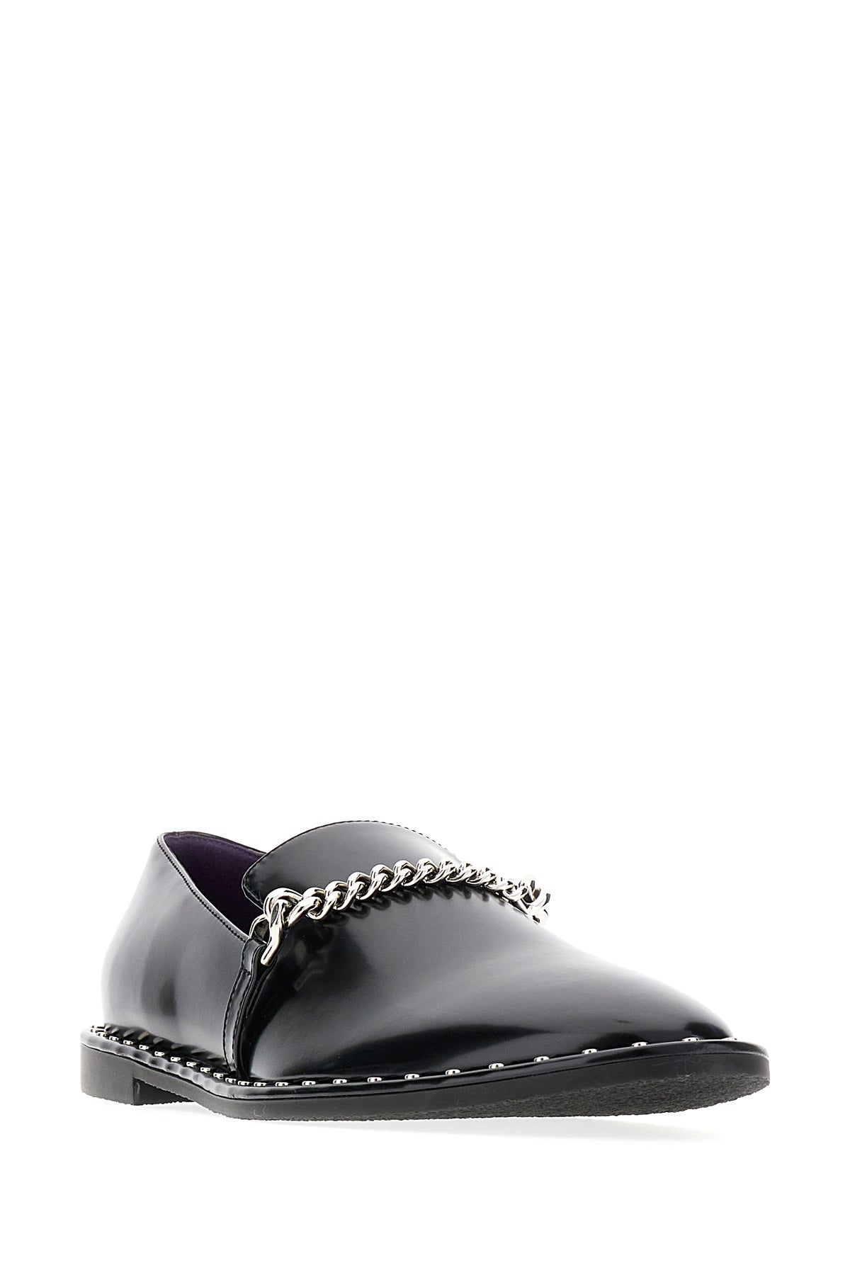 Stella McCartney Mocassini Falabella in alter mat nero, view 2