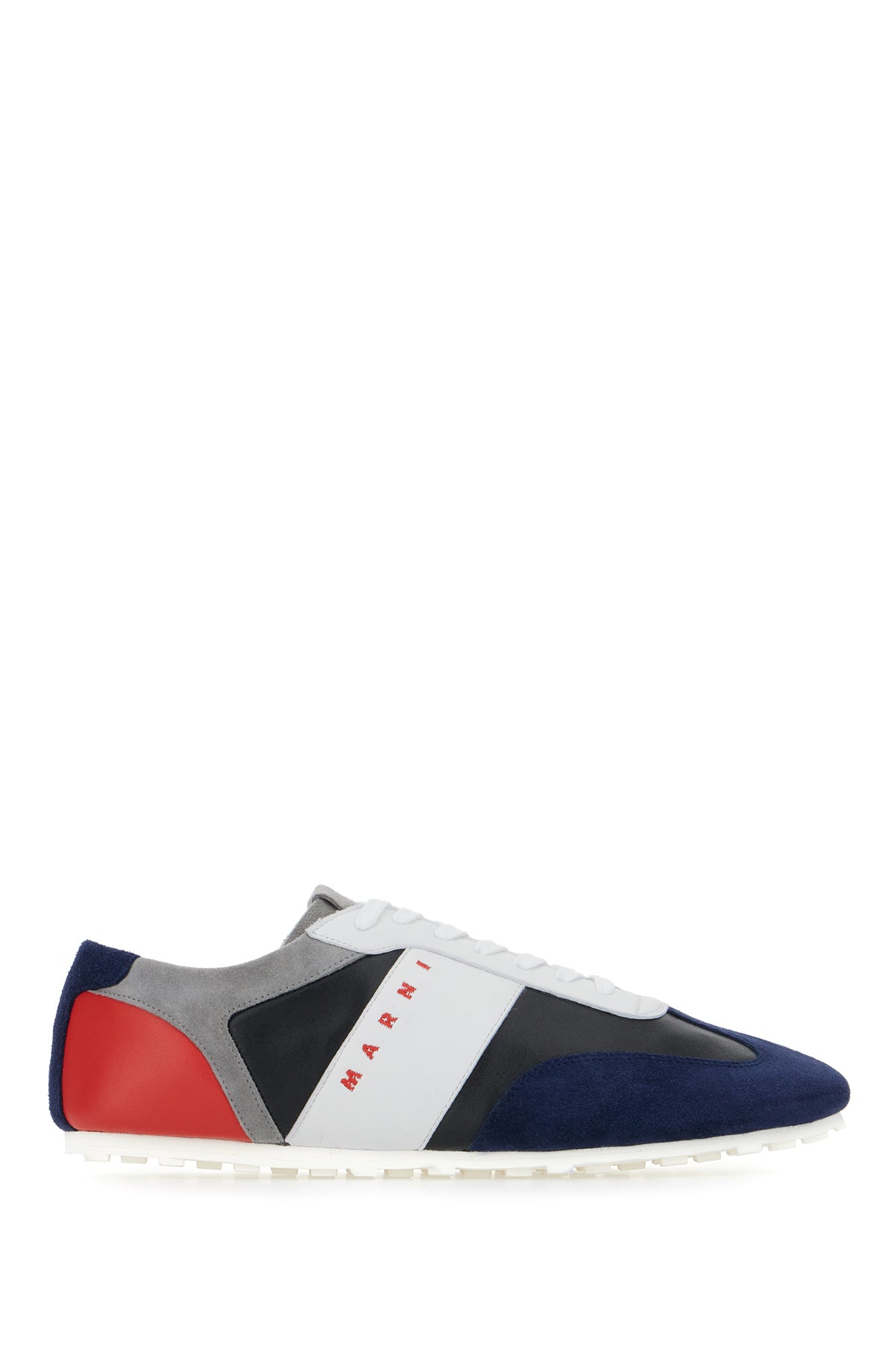 Marni Sneakers multicolor in pelle scamosciata e pelle