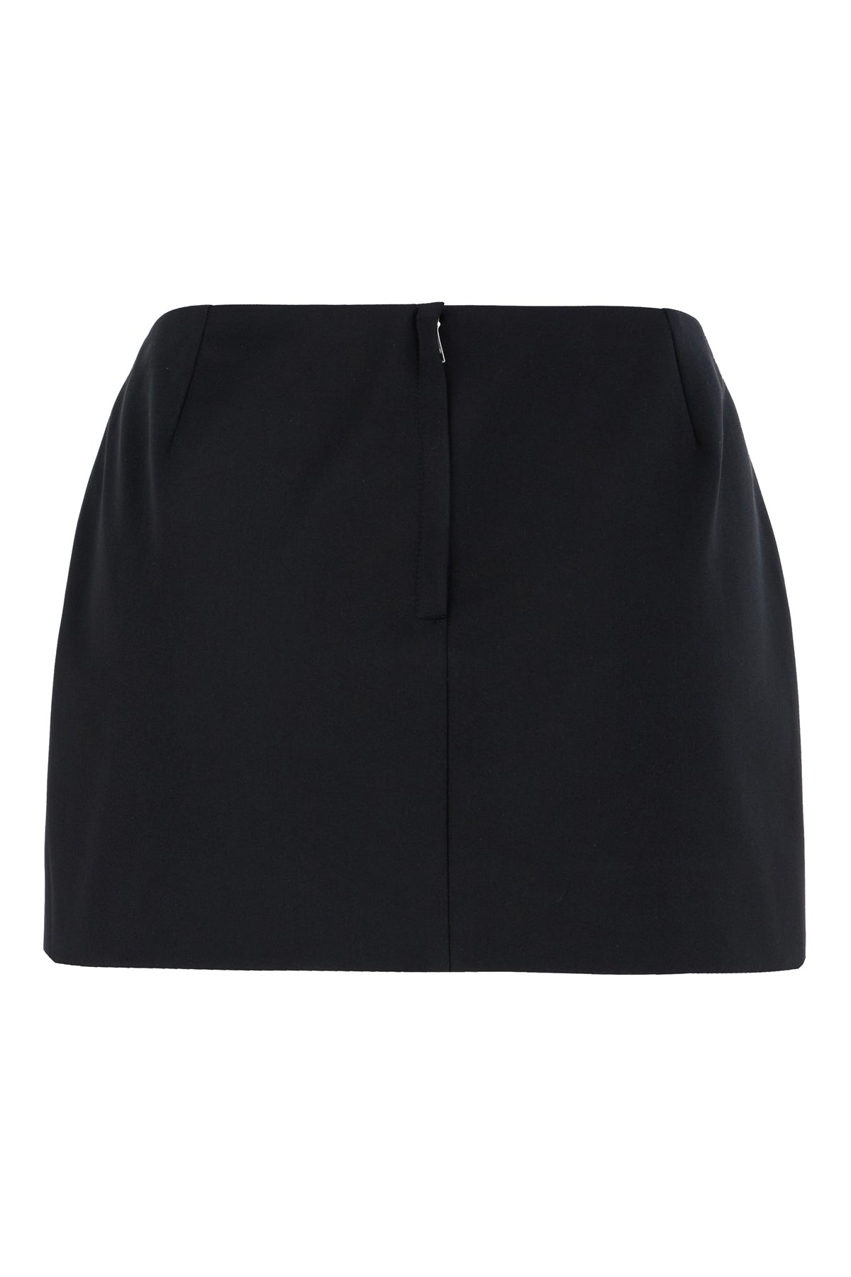 Dolce & Gabbana Minigonna in raso nero, view 2