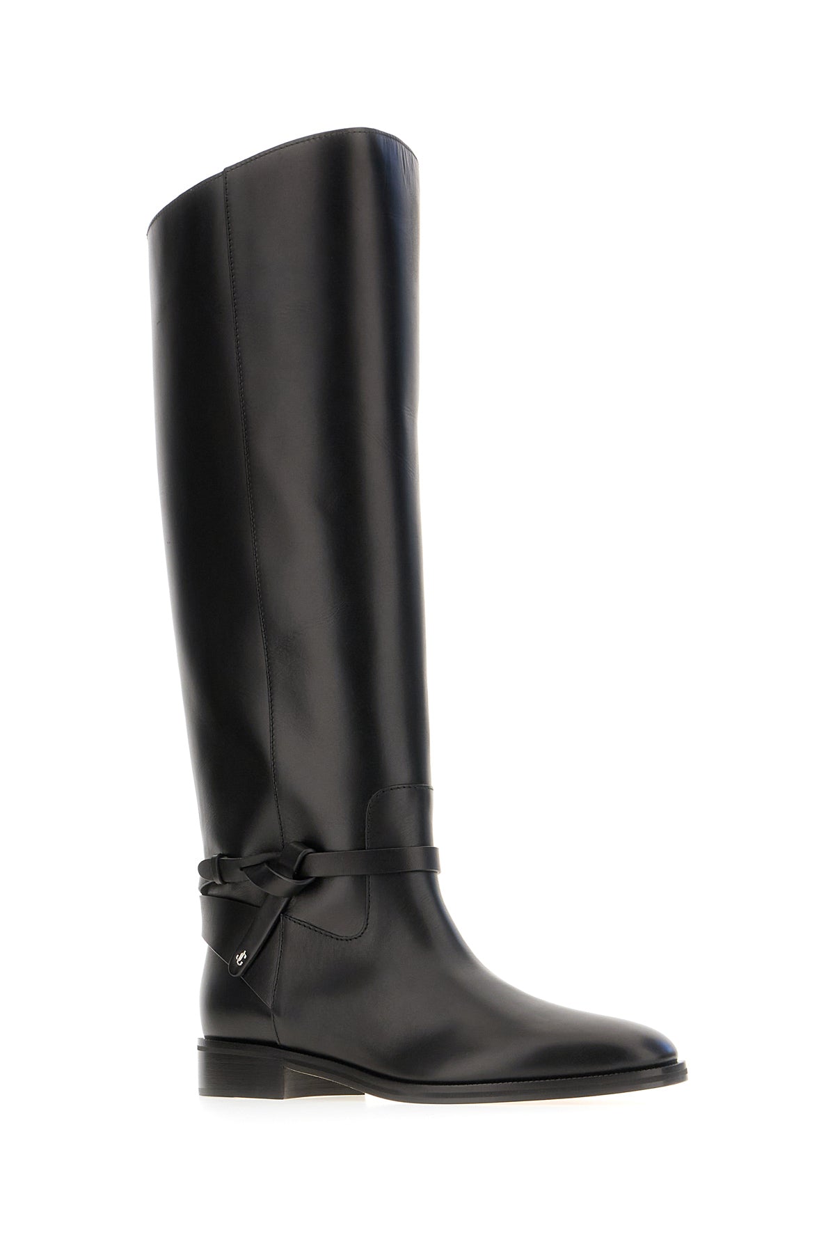 Jimmy Choo Stivali Lawton in pelle nera, view 2