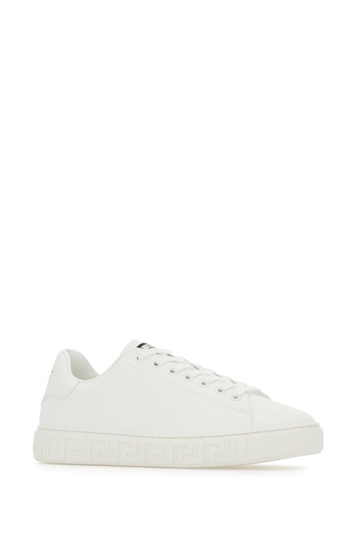 Versace Sneakers in pelle bianca, view 2