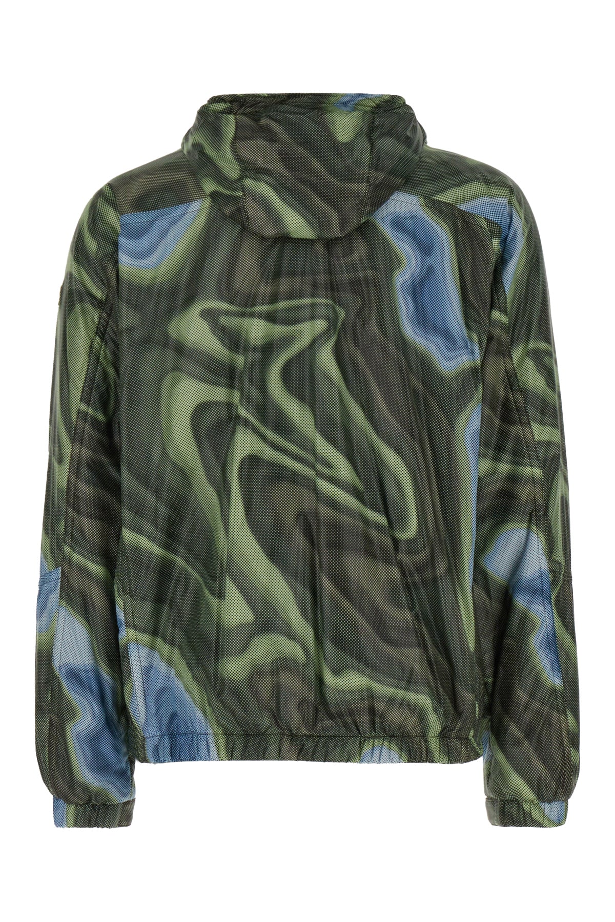 MONCLER GRENOBLE Giacca a vento Peyrus in poliestere stampato, view 2