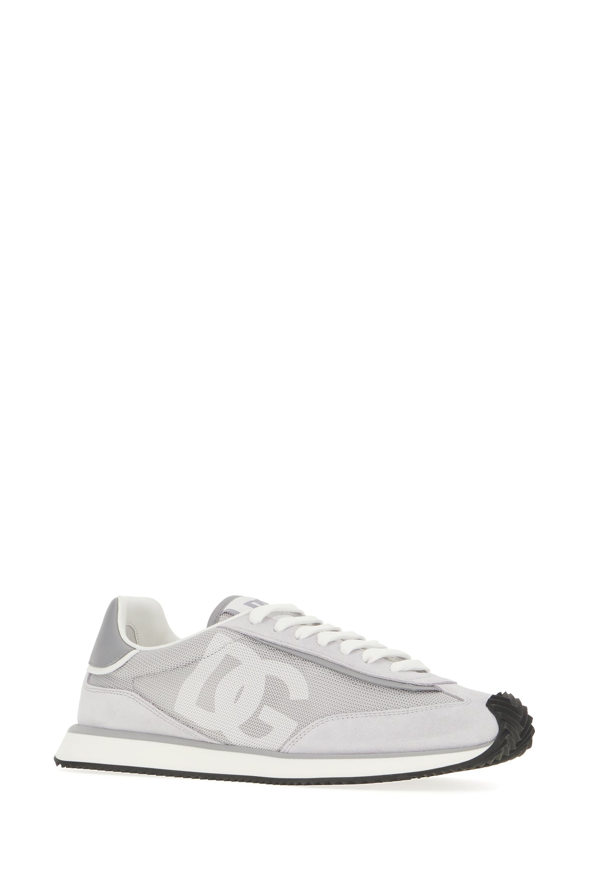 Dolce & Gabbana Sneakers DG Aria bicolor in pelle scamosciata e rete, view 2