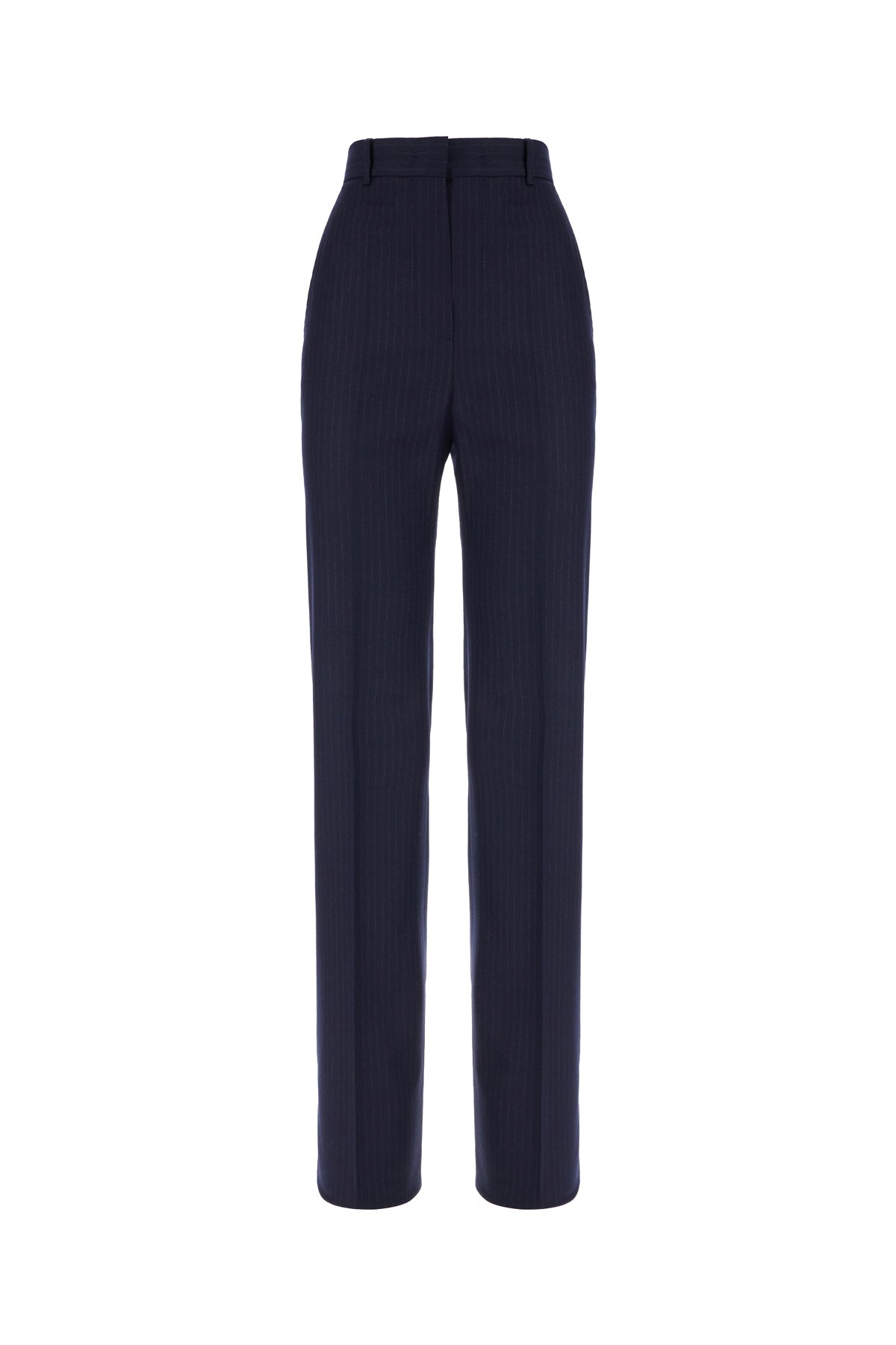 Max Mara Studio Pantalone in lana stretch nero