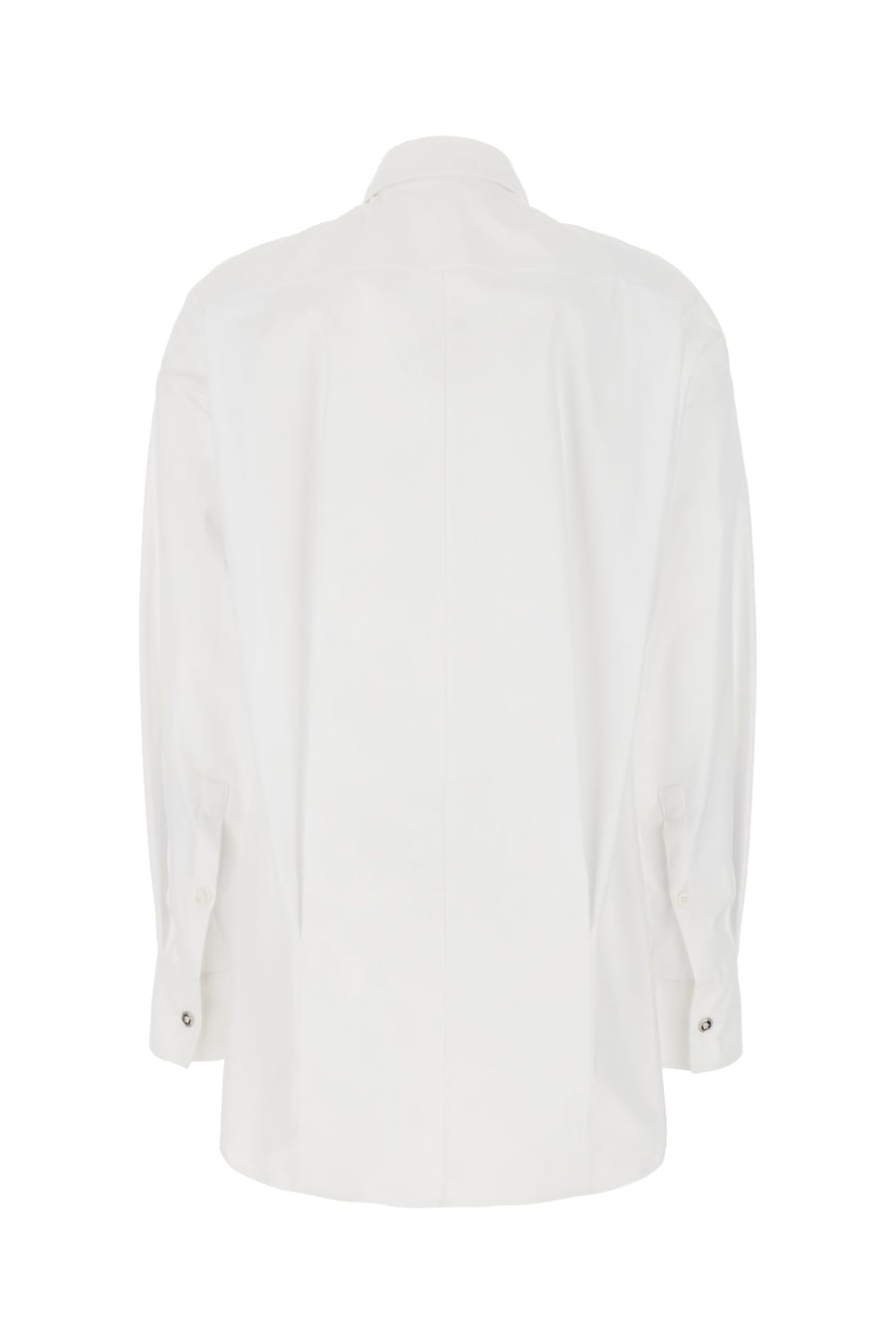 Versace Camicia in popeline bianco, view 2