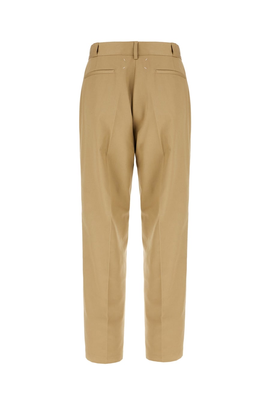 Maison Margiela Pantalone in misto poliestere beige, view 2