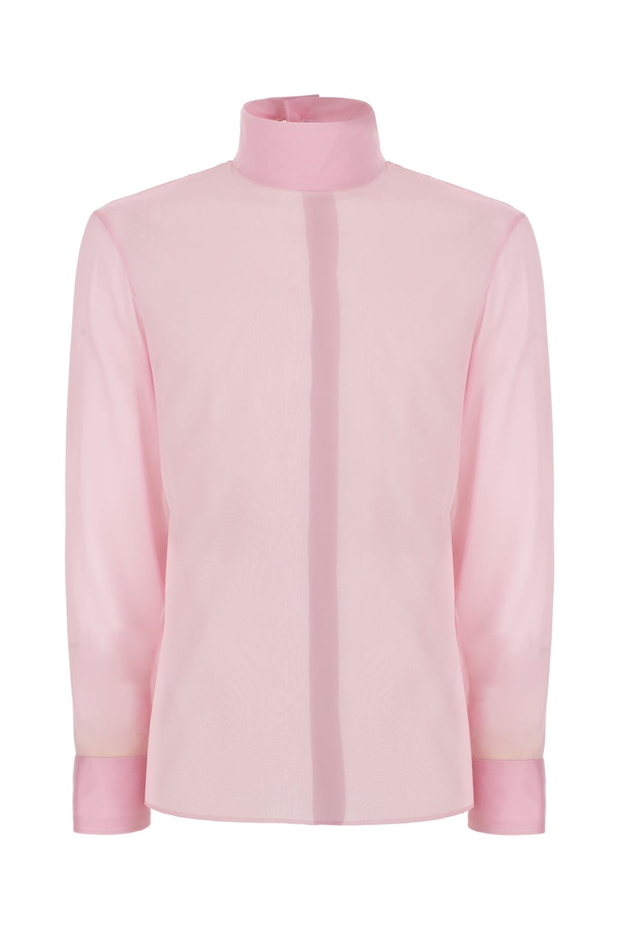 Gucci Camicia in seta stretch rosa