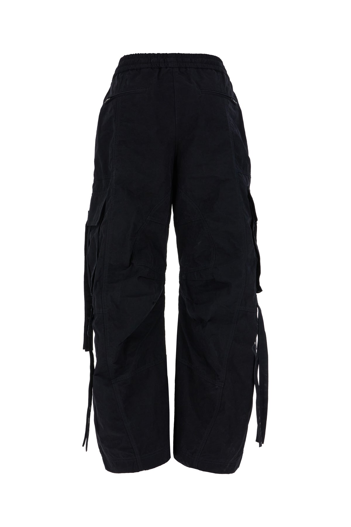 Dolce & Gabbana Pantalone cargo in misto cotone nero, view 2