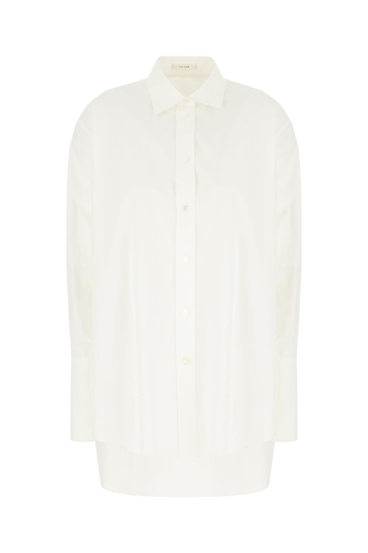 The Row Camicia in popeline bianco