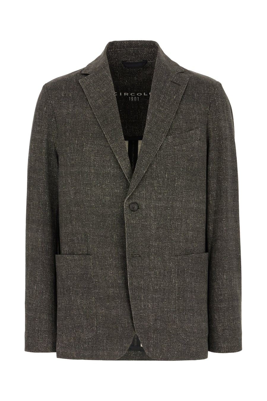 CIRCOLO Giacca in cotone stretch stampata