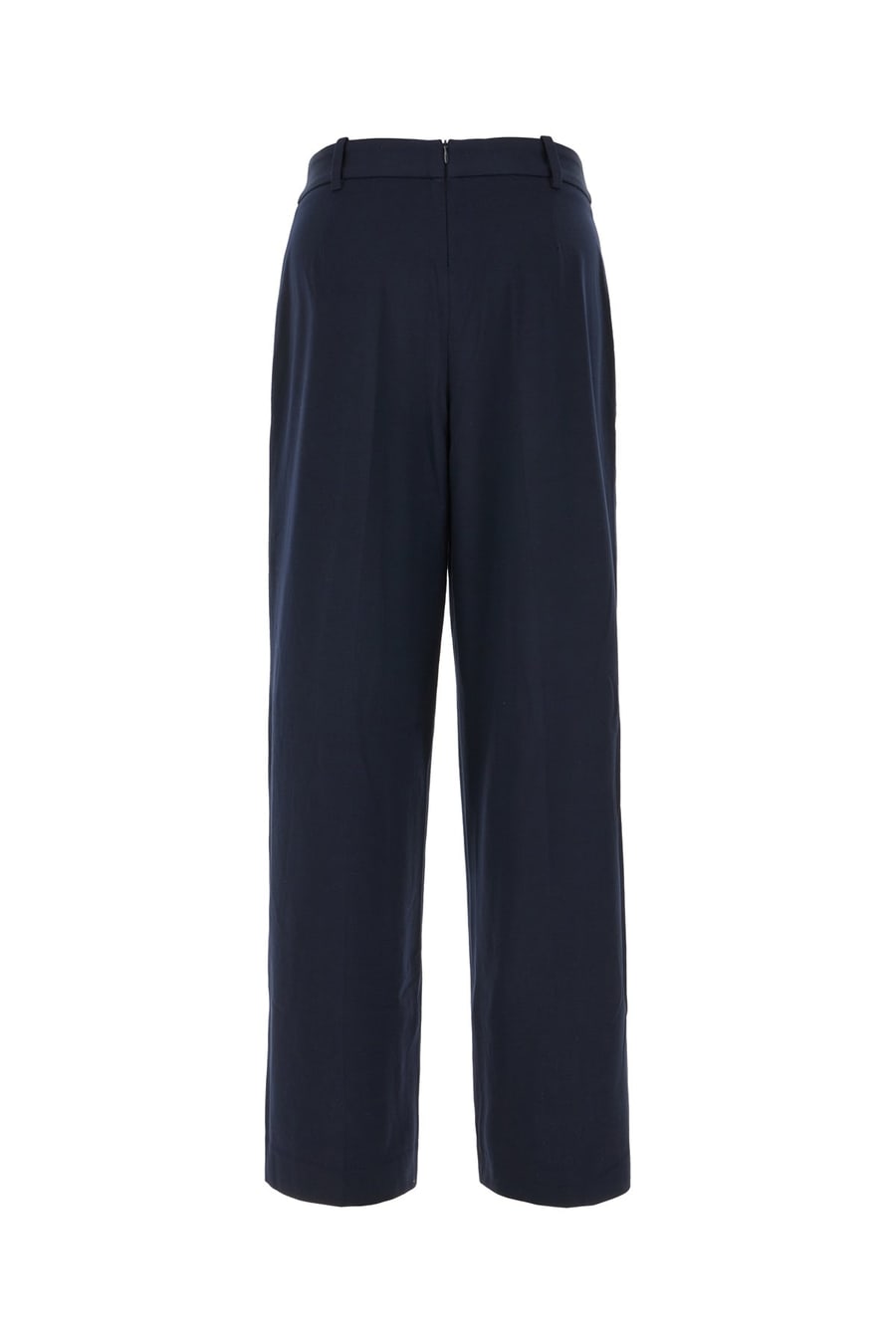 CIRCOLO Pantalone in cotone stretch blu navy, view 2