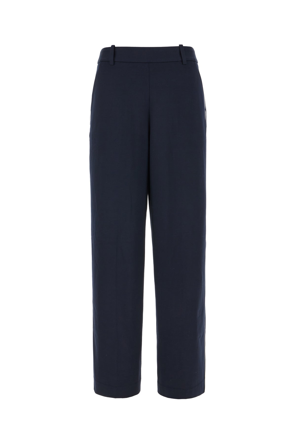 CIRCOLO Pantalone in cotone stretch blu navy