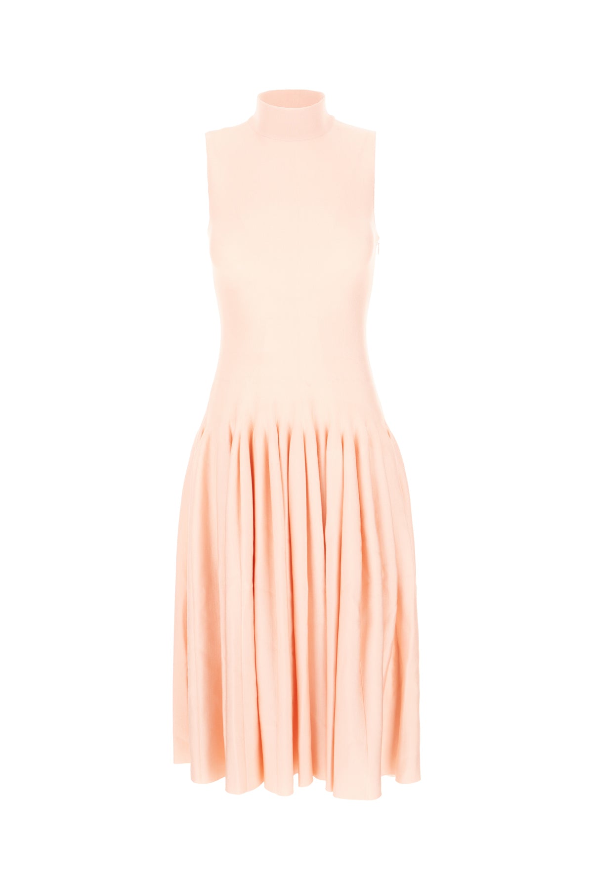 Alaïa Abito in misto viscosa stretch salmone