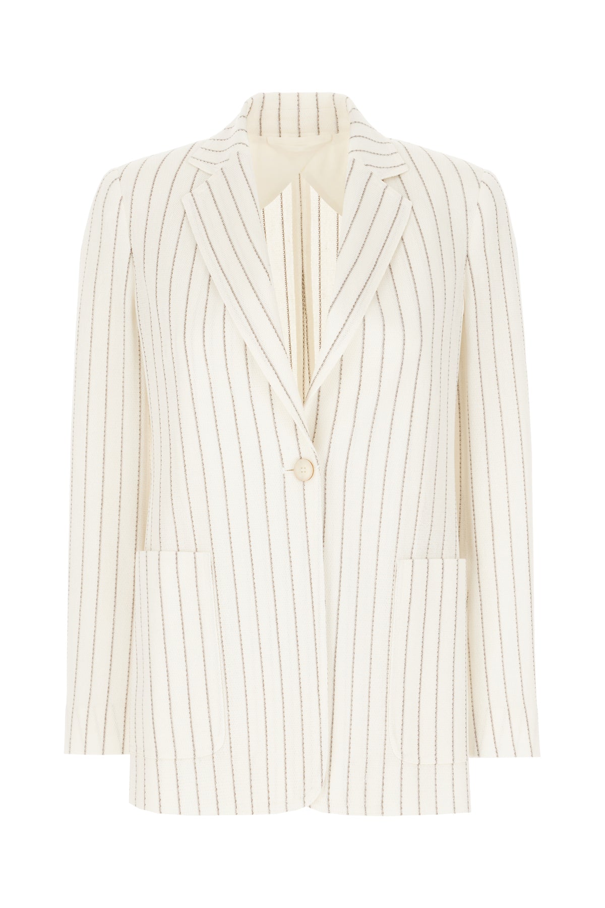 Max Mara Giacca in misto cotone ricamato