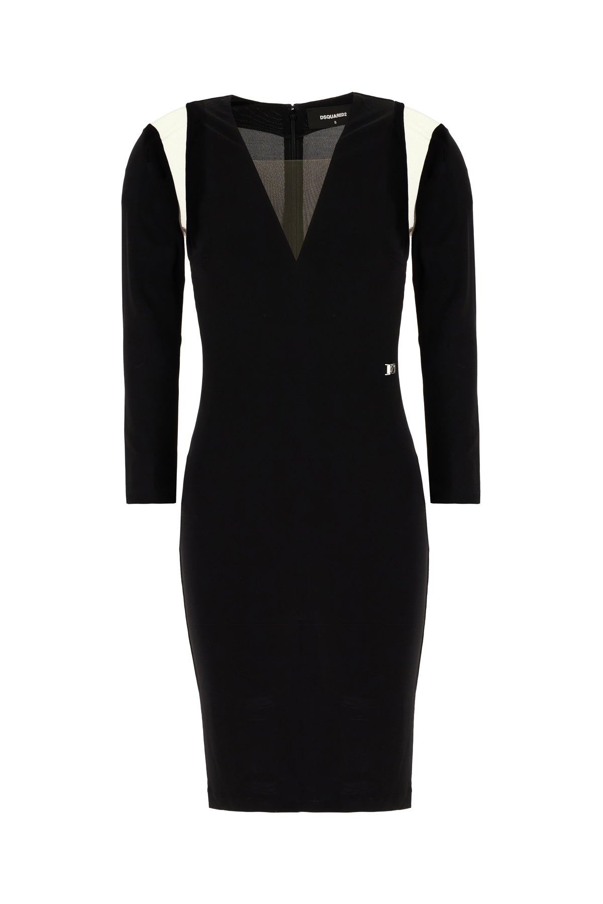 Dsquared2 Mini abito in viscosa nera