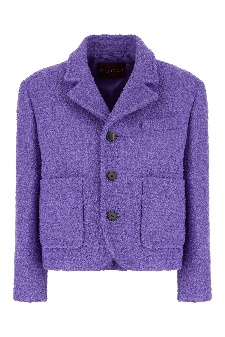 Gucci Giacca in misto cotone viola