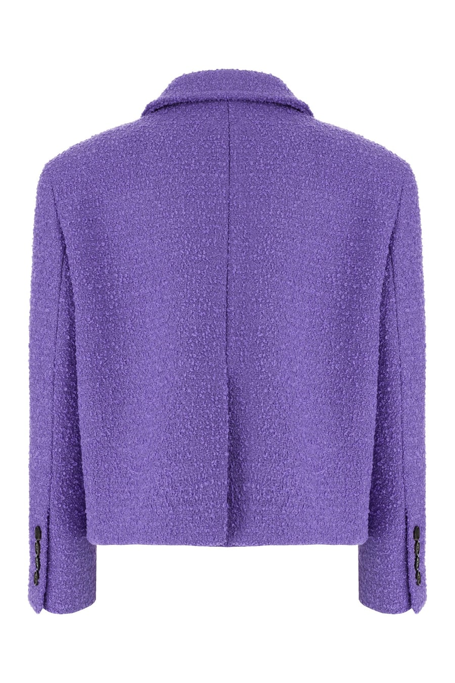 Gucci Giacca in misto cotone viola, view 2
